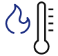 고온 안정성 아이콘