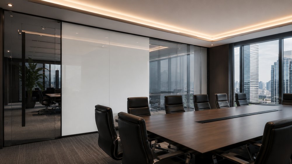회의실 SMART VU GLASS 적용